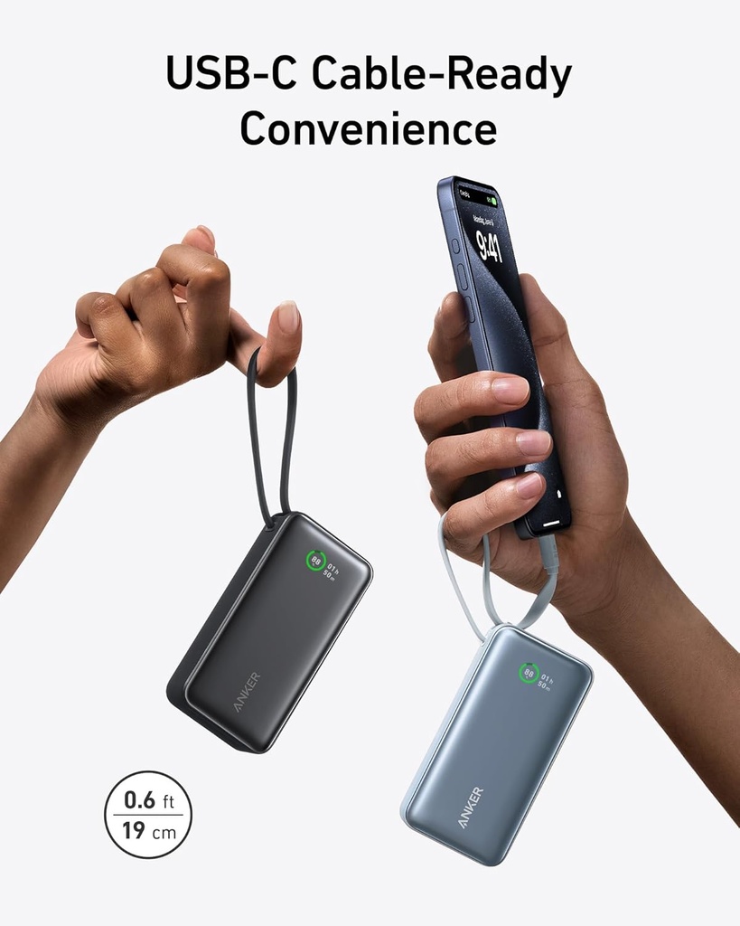 ANKER Nano Power Bank 10,000mAh 30W Fast Charge
