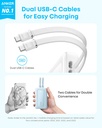 ANKER Zolo Power Bank 10,000mAh 35W Fast Charging with Dual Built-in Cables