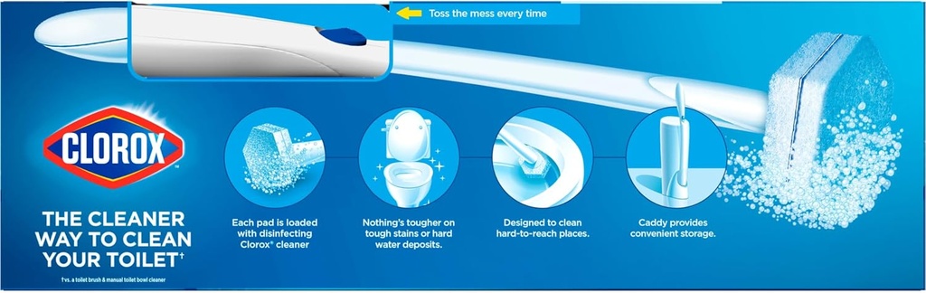 CLOROX Toilet Wand 3in1 Starter Kit