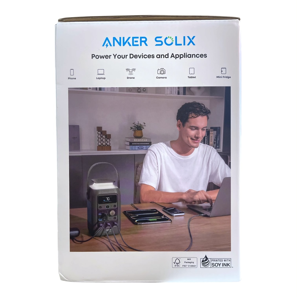 ANKER Solix C300X DC Portable Power Station with 100W Charger