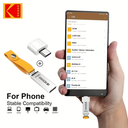 Memoria USB 2.0 64GB con Adaptador Tipo C KODAK Flash Drive