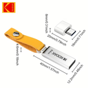 Memoria USB 2.0 64GB con Adaptador Tipo C KODAK Flash Drive