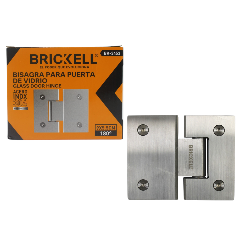 Bisagra para Puerta de Vidrio 4mm BRICKELL