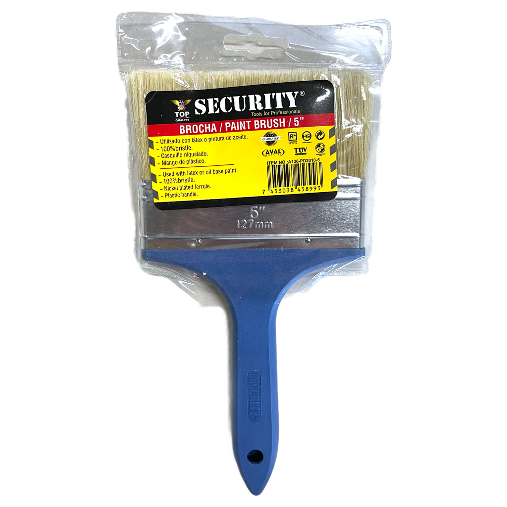 Brocha Plastica 5" SECURITY