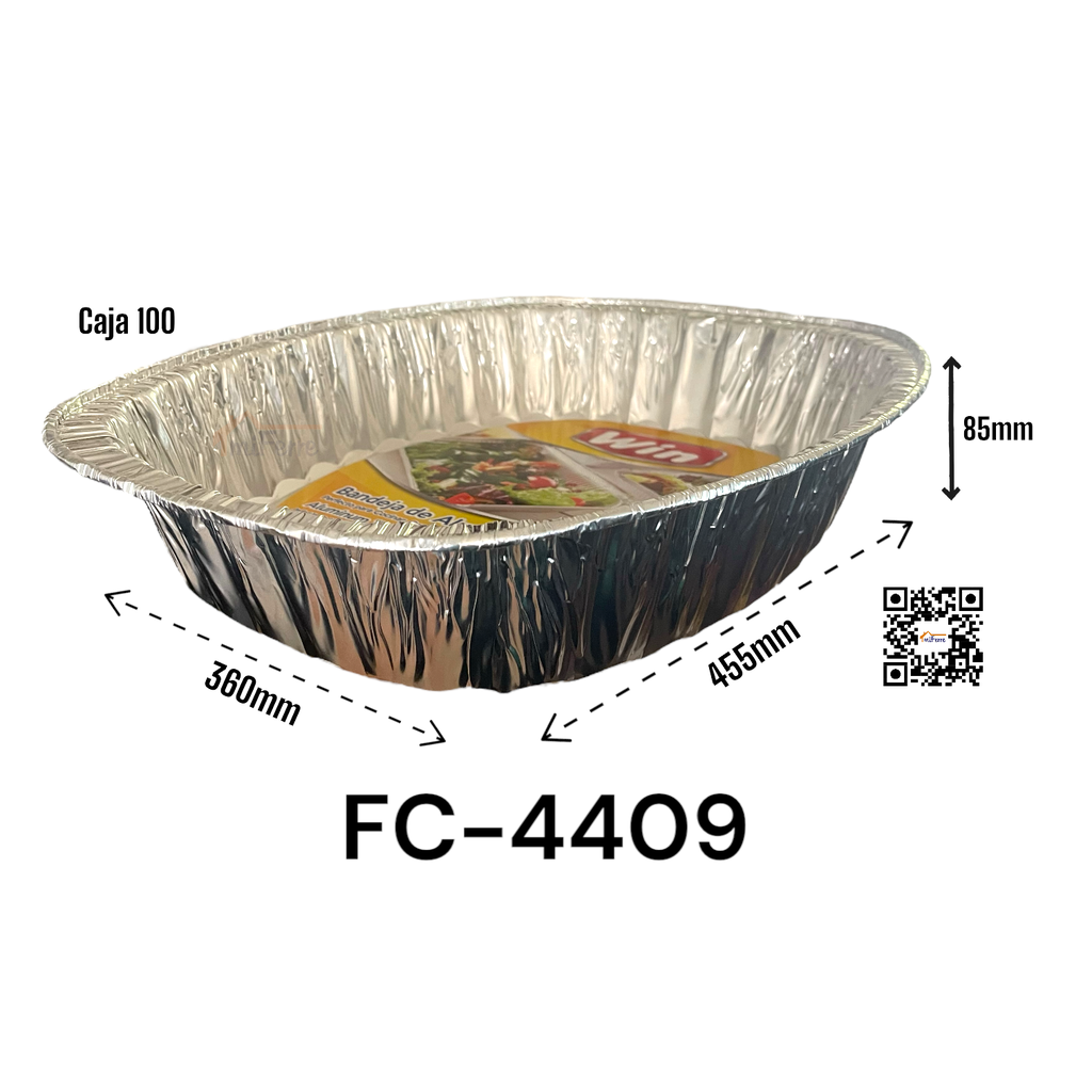 Bandeja de Aluminio 455 X 360 X 85cm WIN