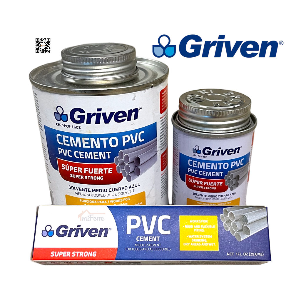 Pegamento PVC 16oz GRIVEN