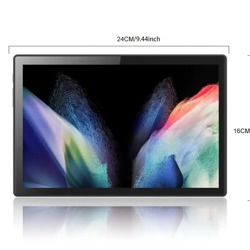 Tableta CRELANDER 10.1" 4G LTE, 12GB RAM, 512GB ROM, 2.4G/5G WiFi, Dual Camera, Keyboard % Mouse, Stylus, 1TB Expandable Storage, 5MP+13MP Camera, Battery, Tablet, Pad