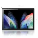 Tableta CRELANDER 10.1" 4G LTE, 12GB RAM, 512GB ROM, 2.4G/5G WiFi, Dual Camera, Keyboard % Mouse, Stylus, 1TB Expandable Storage, 5MP+13MP Camera, Battery, Tablet, Pad