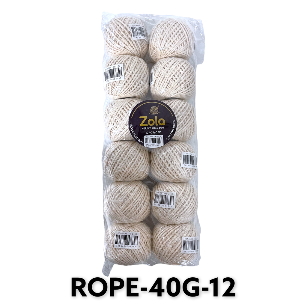 Hilo Pabilo 40g 56m 12pza ZOLA