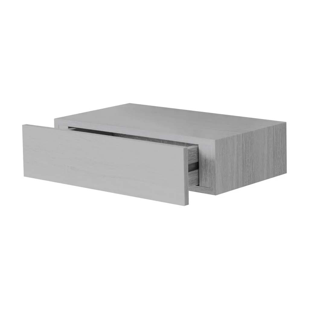 Repisa Flotante con Gaveta Gris KENNEDY