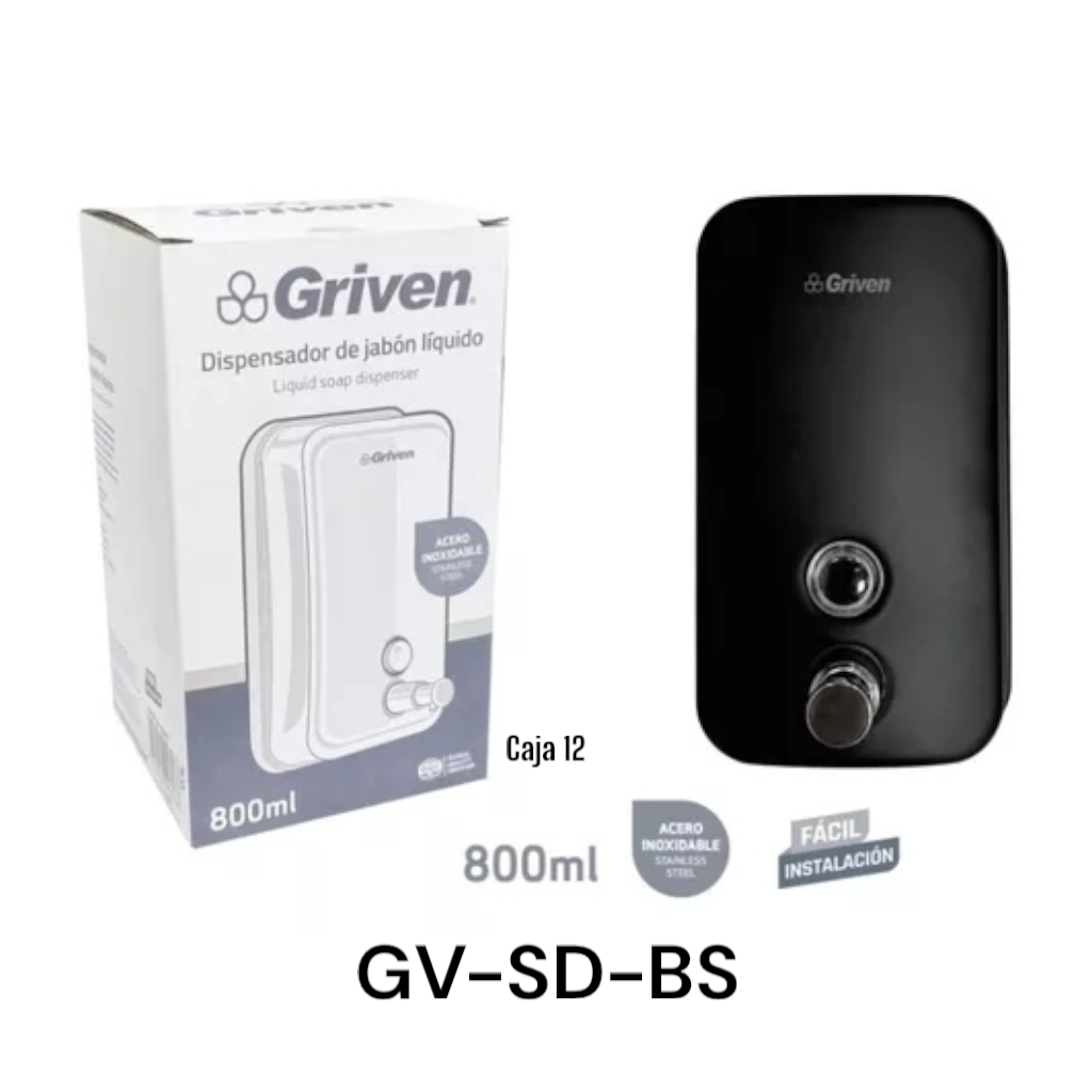 Dispensador de Jabon Liquido 800ml GRIVEN