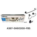 Juego de Accesorios para Baño 4pza GRIVEN Black Series