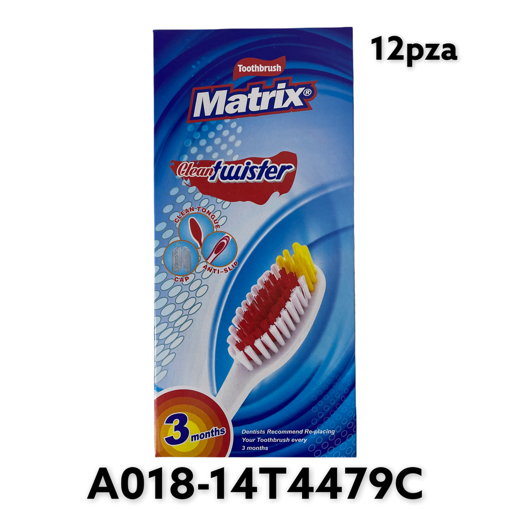 Cepillo Dental con Protector 12pza MATRIX