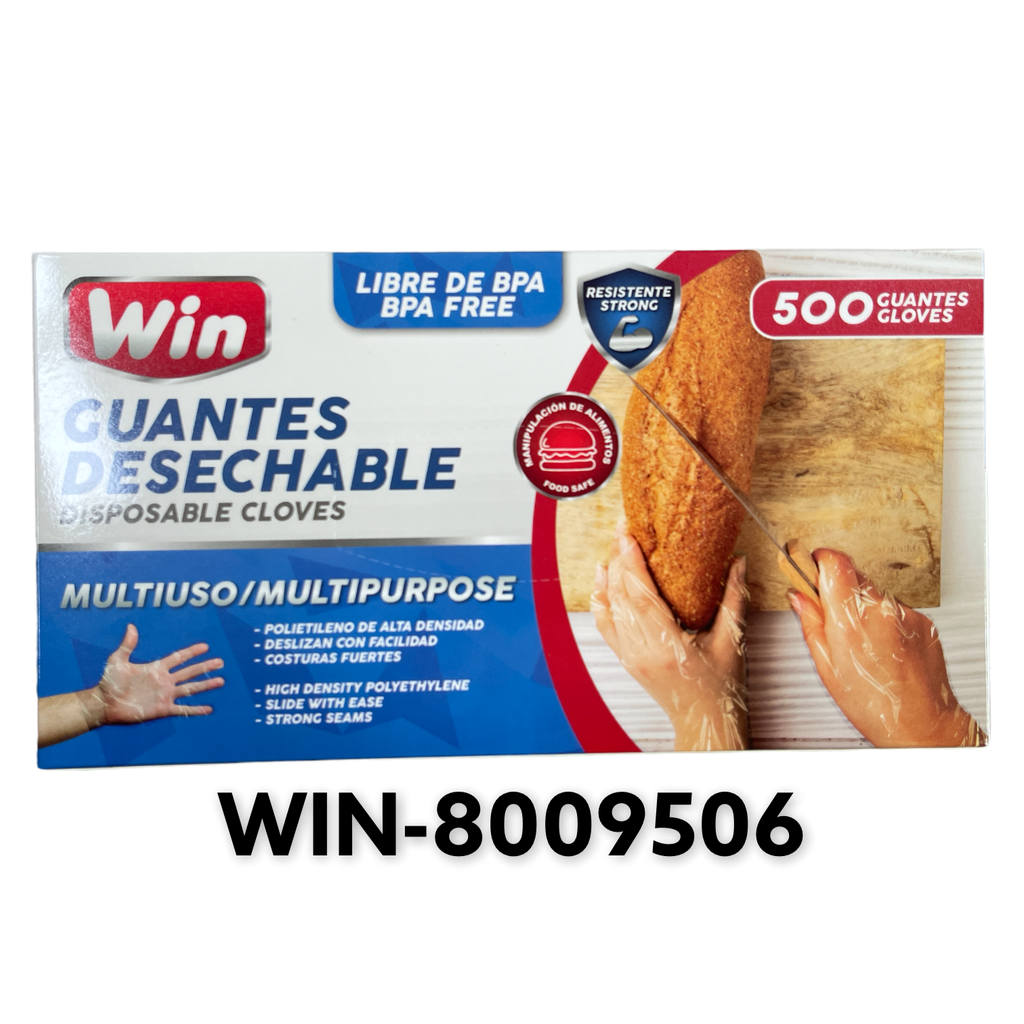 Guantes Desechables 500pza WIN