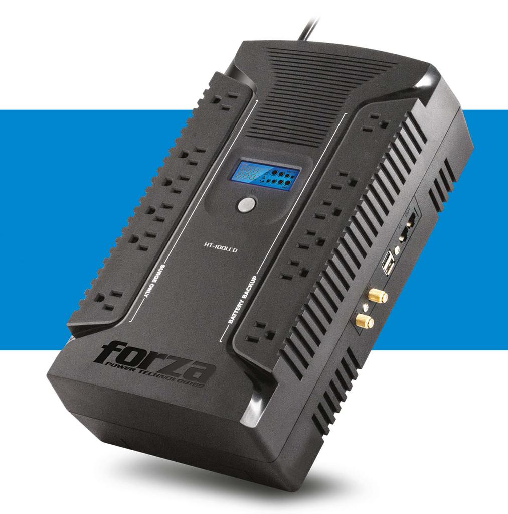 UPS de Respaldo 1000VA 500W FORZA HT-1000LCO