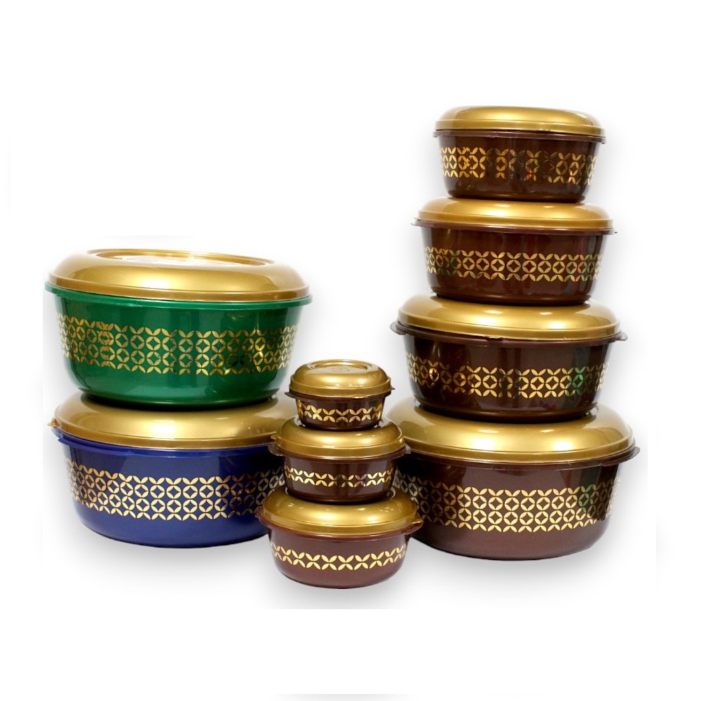 Juego de Envase Plastico Redondo 7pza CB-CS109 CASABLANCA