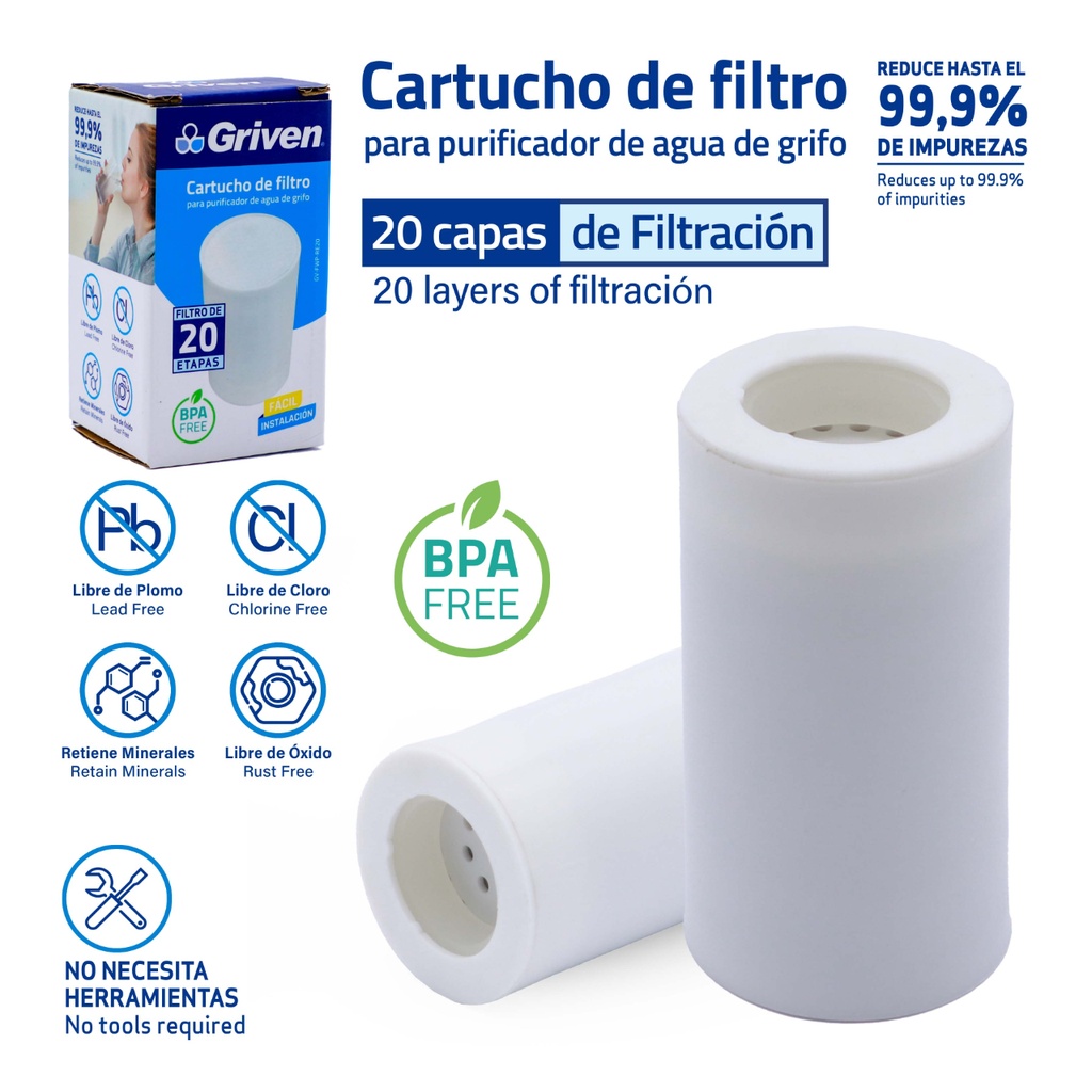 Repuesto para Filtro GV-FWP-20 GRIVEN