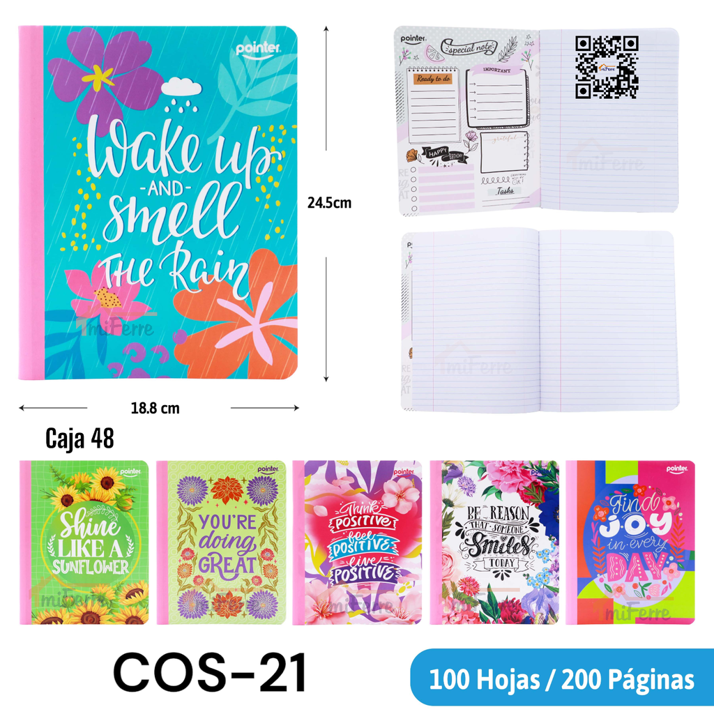 Cuaderno Cosido Raya Ancha 200pag POINTER