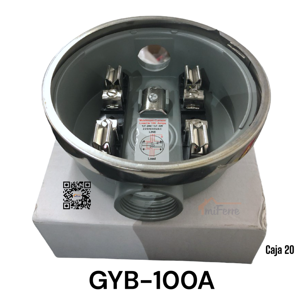 Caja de Medidor 1-1/4" Redonda B&R