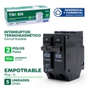 Breaker Doble 30A TROEN 5pza