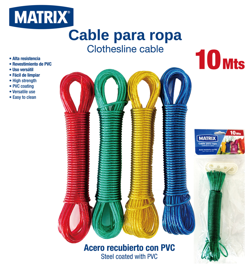 Soga para Tendedero 3cm X 10m MATRIX