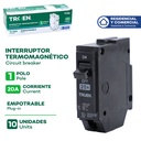 Breaker Sencillo 20A TROEN 10pza