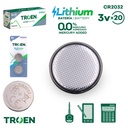 2-Pack Bateria CR2032 TROEN (20paq)