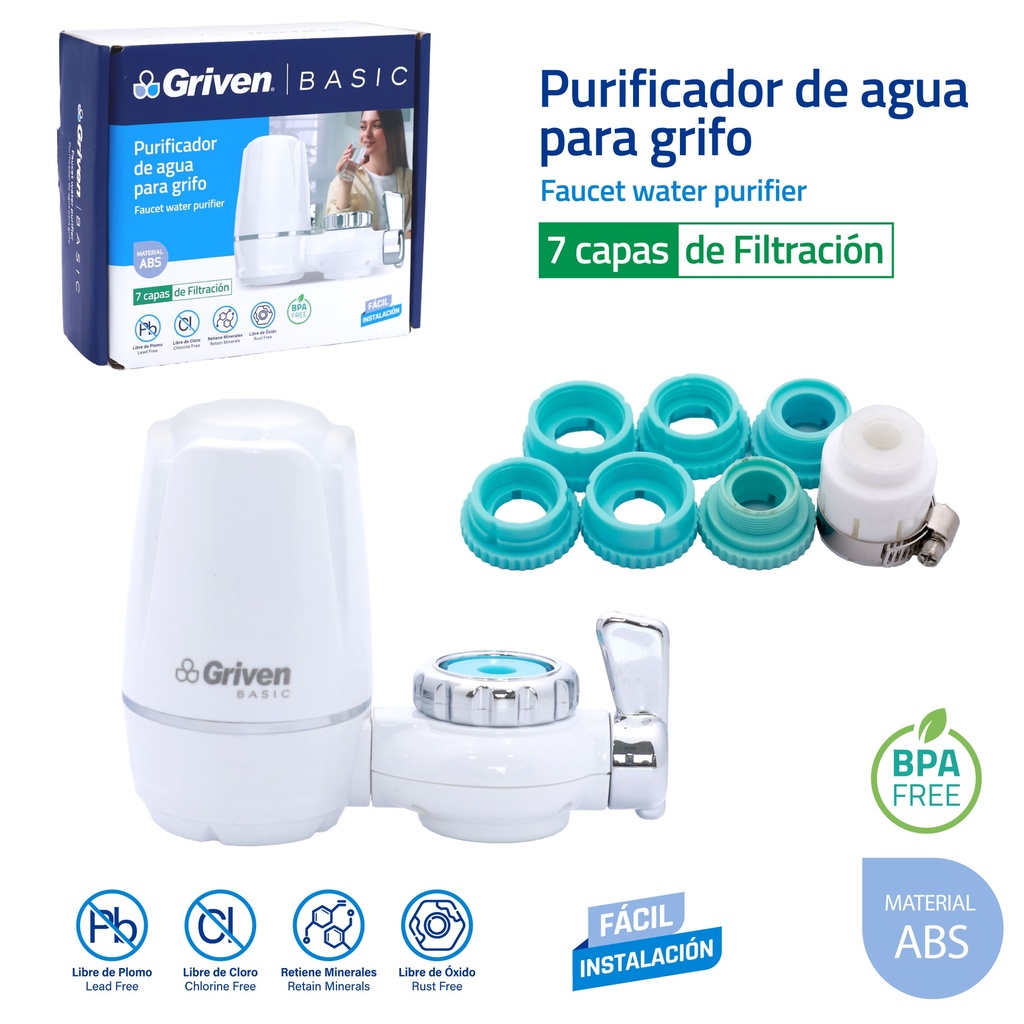 Purificador de Agua para Grifo GRIVEN Basic