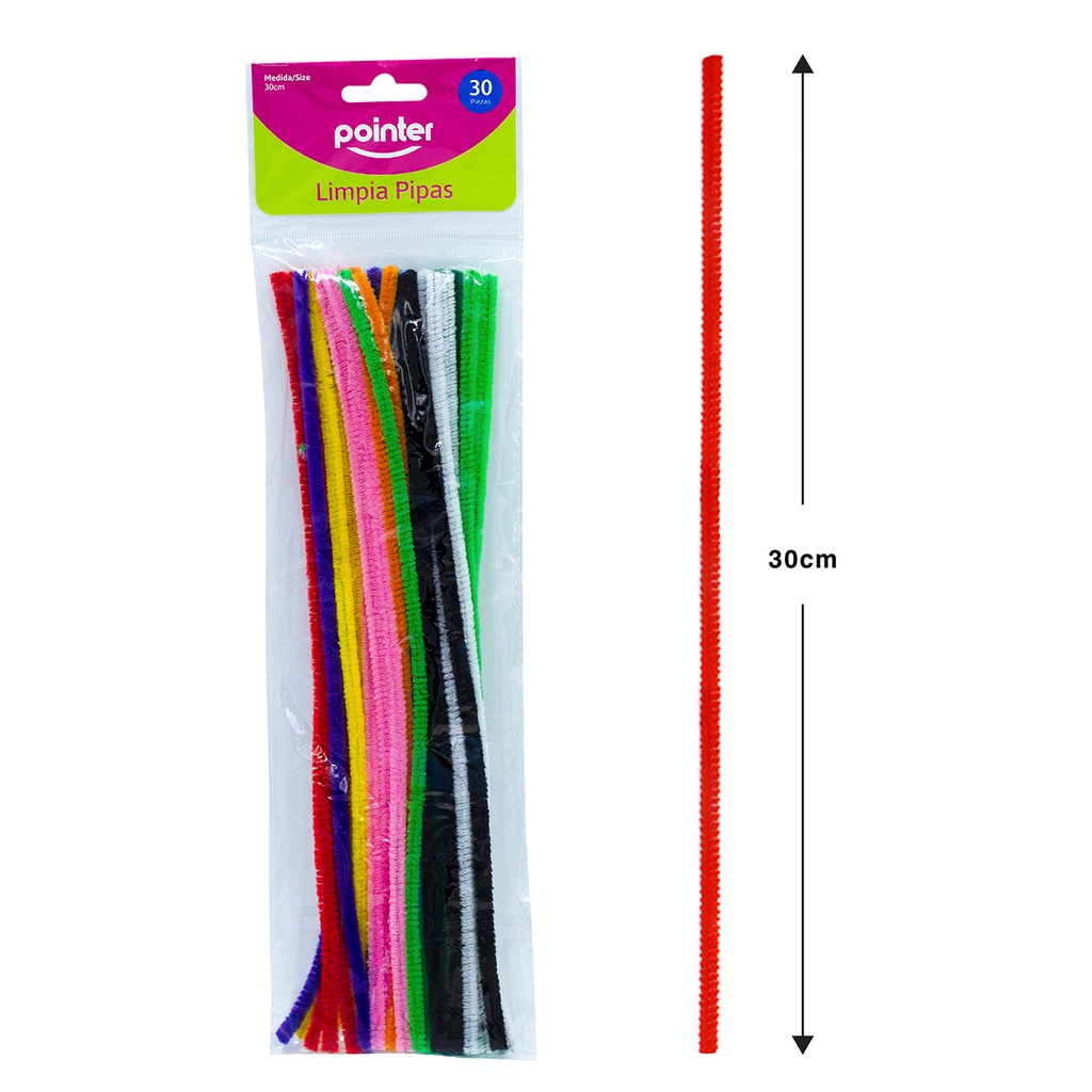 Limpia Pipas 30cm 30pza POINTER