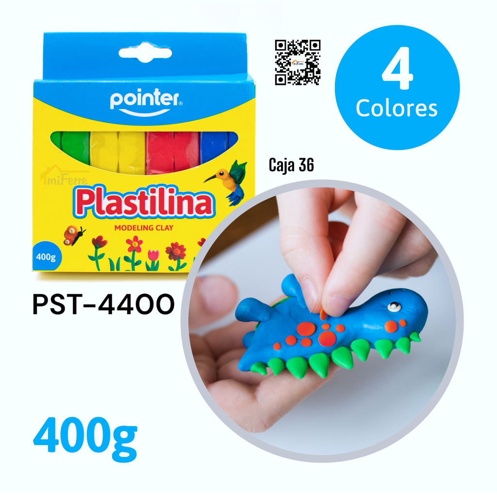 Plastilina 400g POINTER