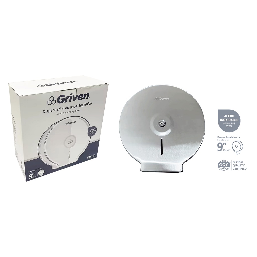 Dispensador de Papel Higienico GRIVEN