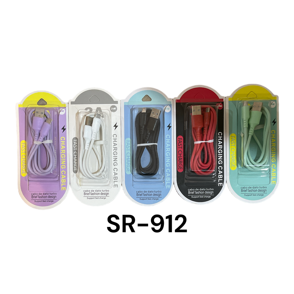 Cable USB Micro SAV Carga Rapida 12pza