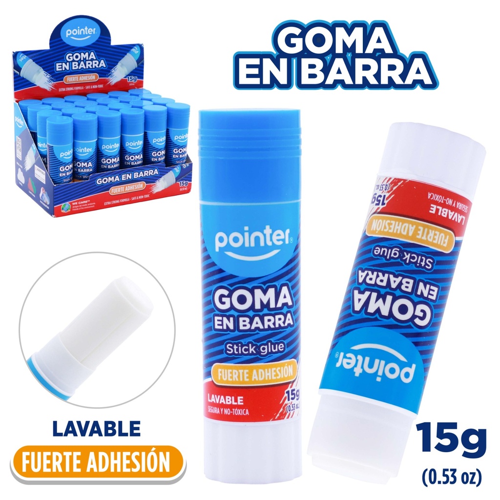 Goma en Barra 15g POINTER 24pza