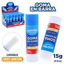Goma en Barra 15g POINTER 24pza