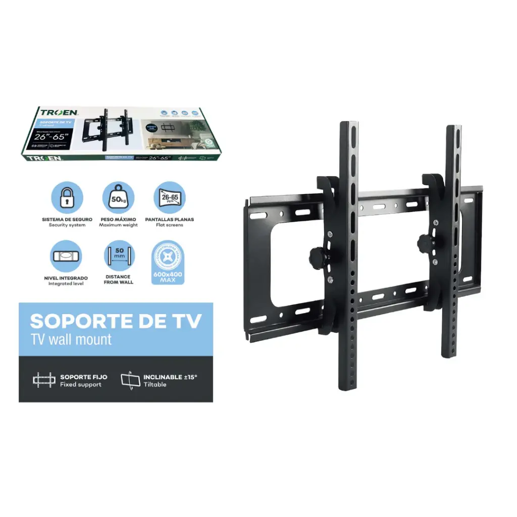 Soporte para TV 26-65" Fijo TROEN
