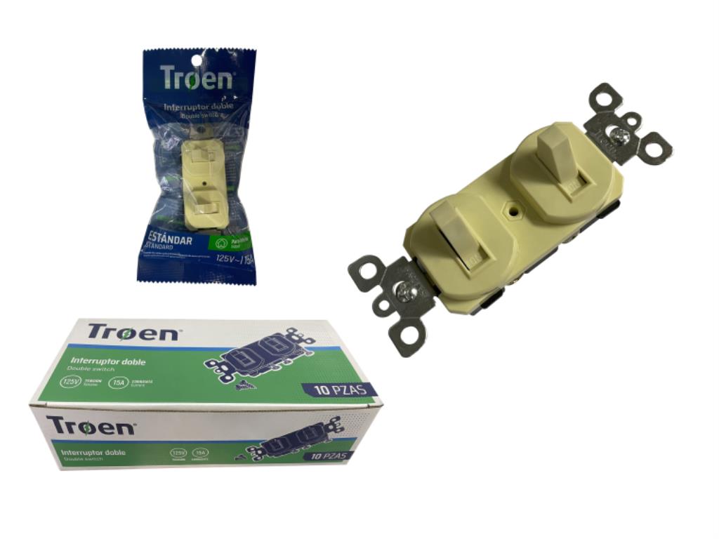Interruptor Doble TROEN