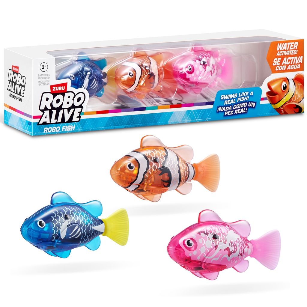 3Pack Robo Fish - Robo Alive - Zuru Toys