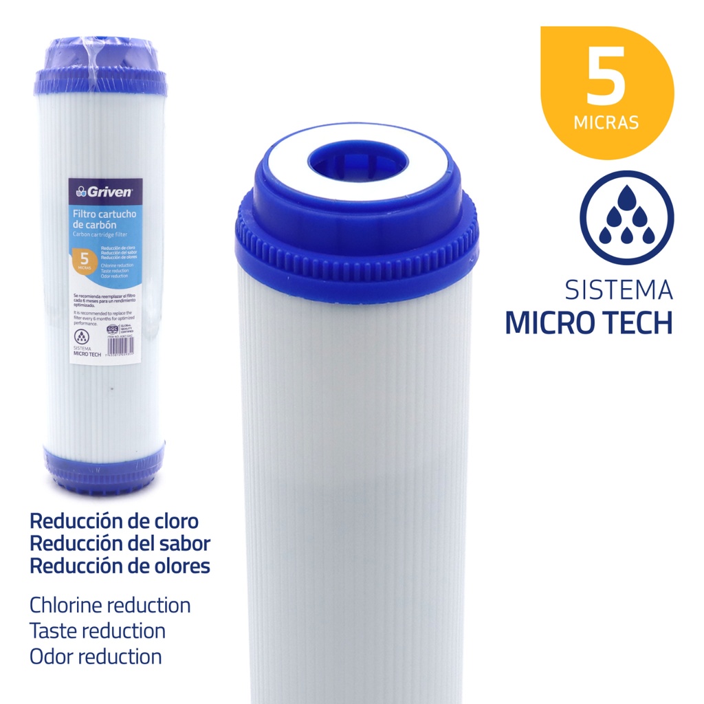 Filtro de Carbon Granular GRIVEN