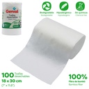 Toallas Desechables 18 X 30cm 100pza GENIAL