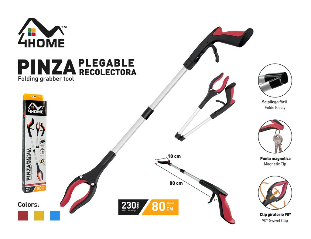 Pinza Plegable Recolectora 4HOME