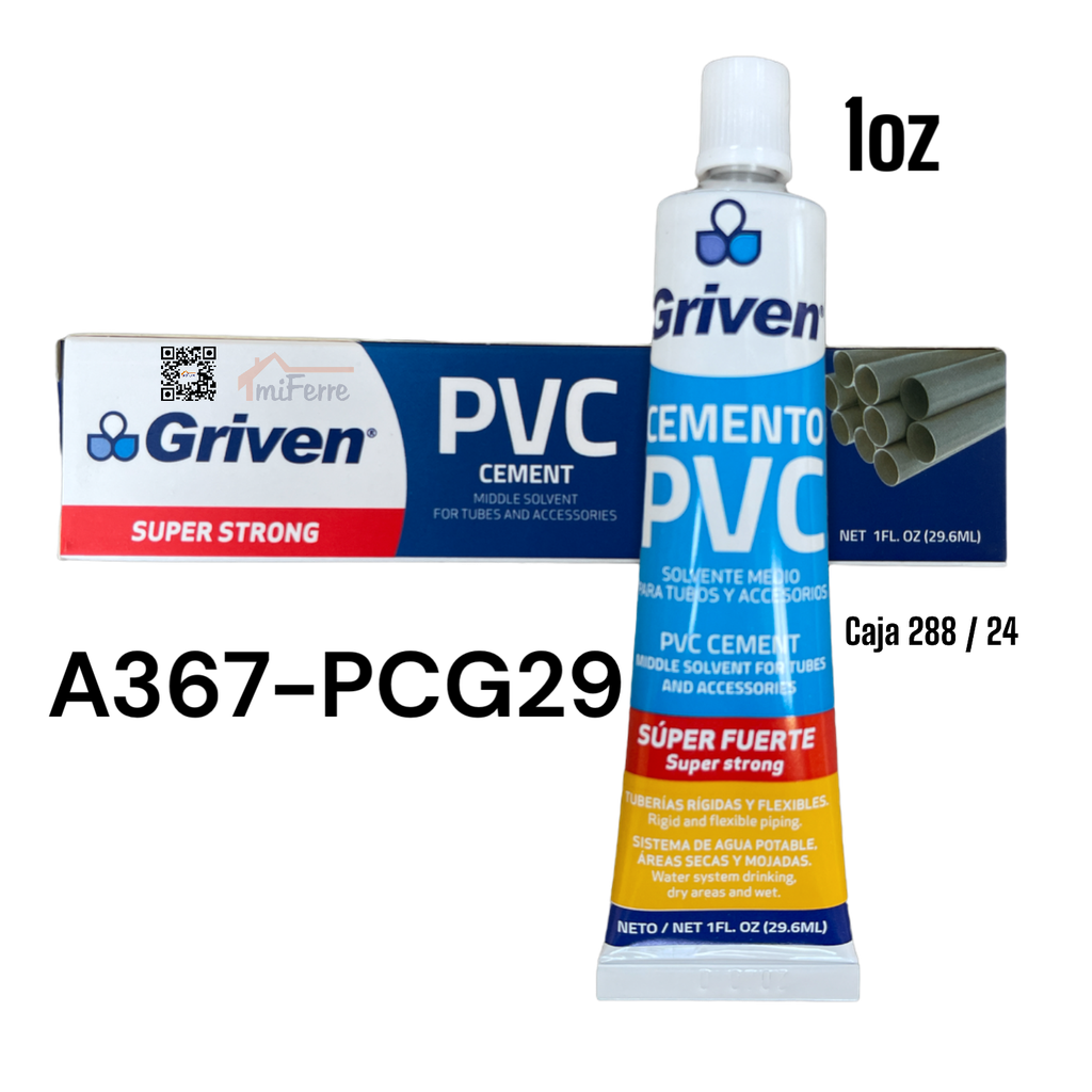 Pegamento PVC 1oz GRIVEN