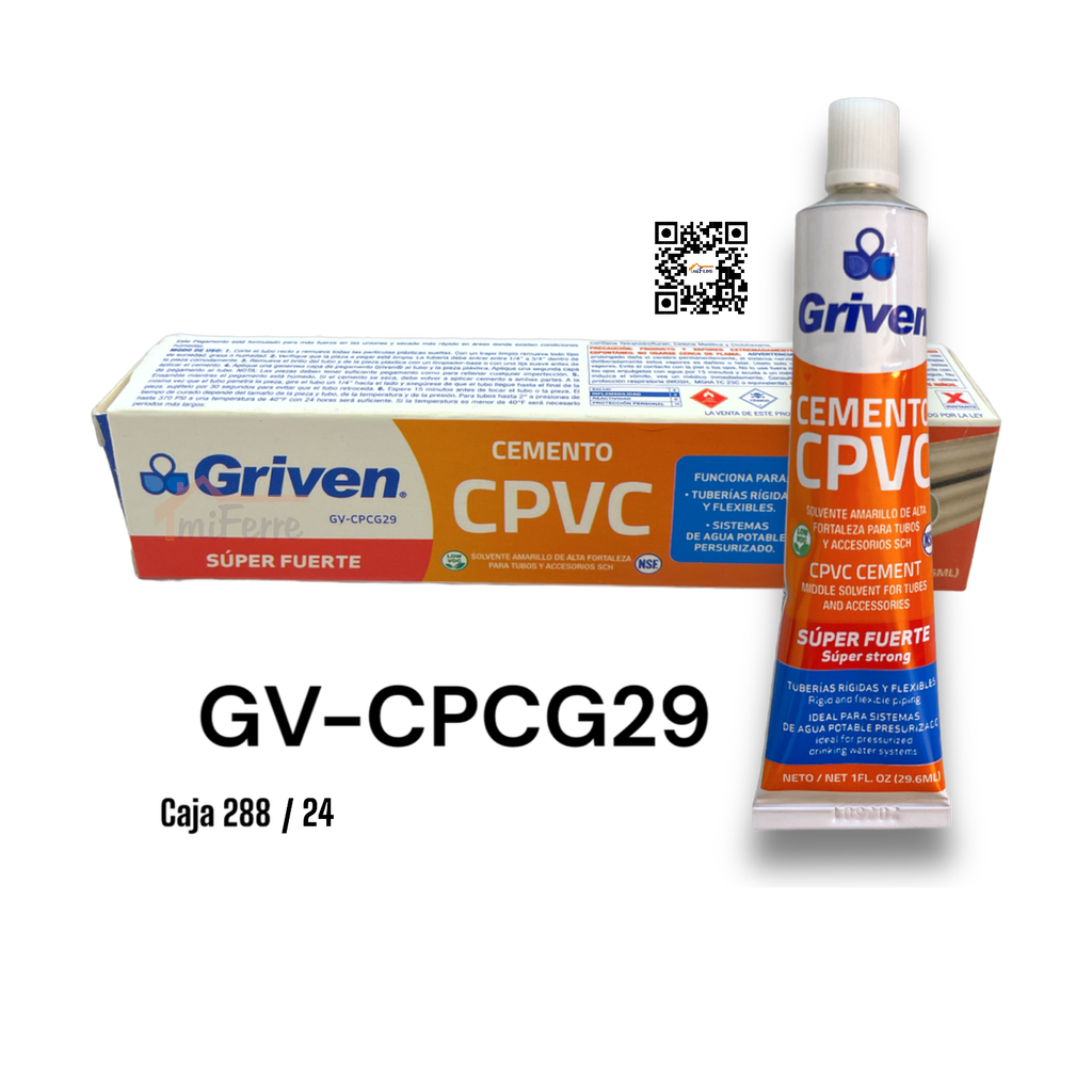 Pegamento CPVC 1oz GRIVEN