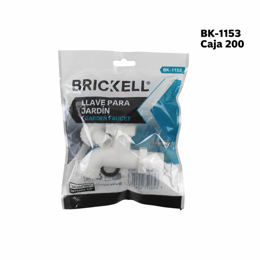 Llave de Chorro PVC 1/2" BRICKELL