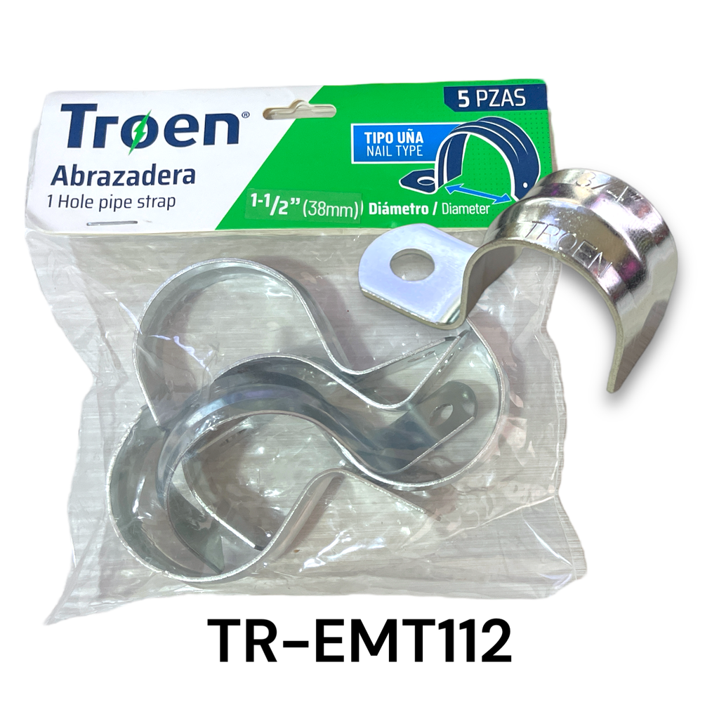 Grapas 1-1/2" (1 oreja) 5pza TROEN