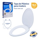 Tapa de Plastico para Inodoro 18.5" Blanco GRIVEN