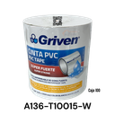 Cinta PVC 4 X 60" Blanco GRIVEN 