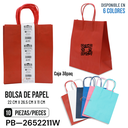 Bolsa de Papel 22 X 26.5 X 11cm 10pza CORONA