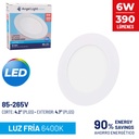 Lampara Led de Techo Ultradelgada Redonda 24W 6400K ANGEL LIGHT Basic