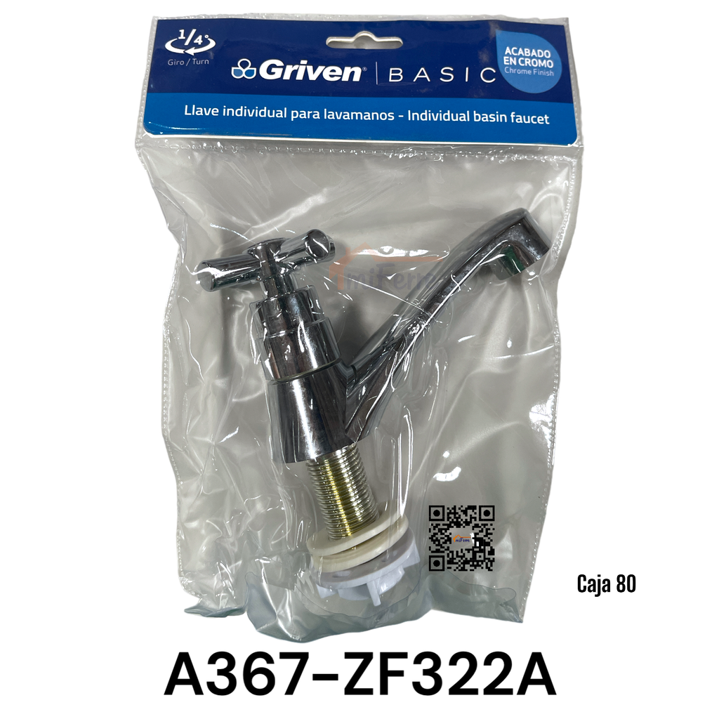 Llave Individual para Lavamanos GRIVEN Basic