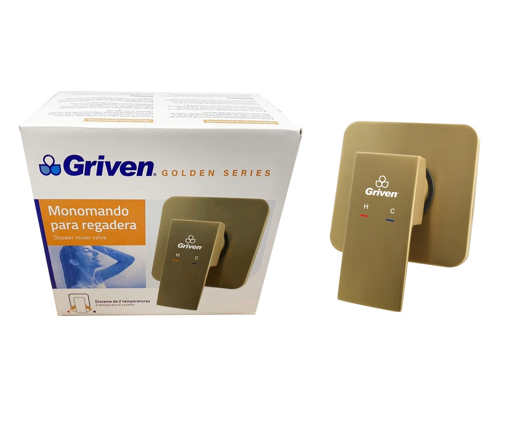 Monomando para Regadera GRIVEN Golden Series